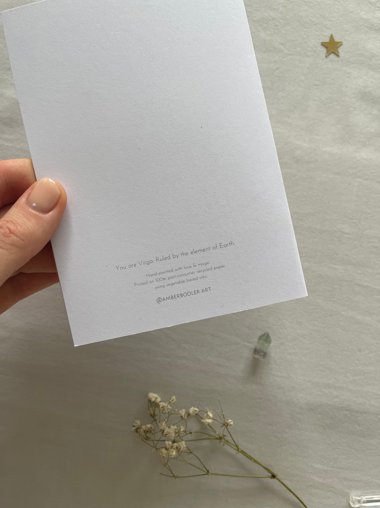 Zodiac Virgo Greeting Card