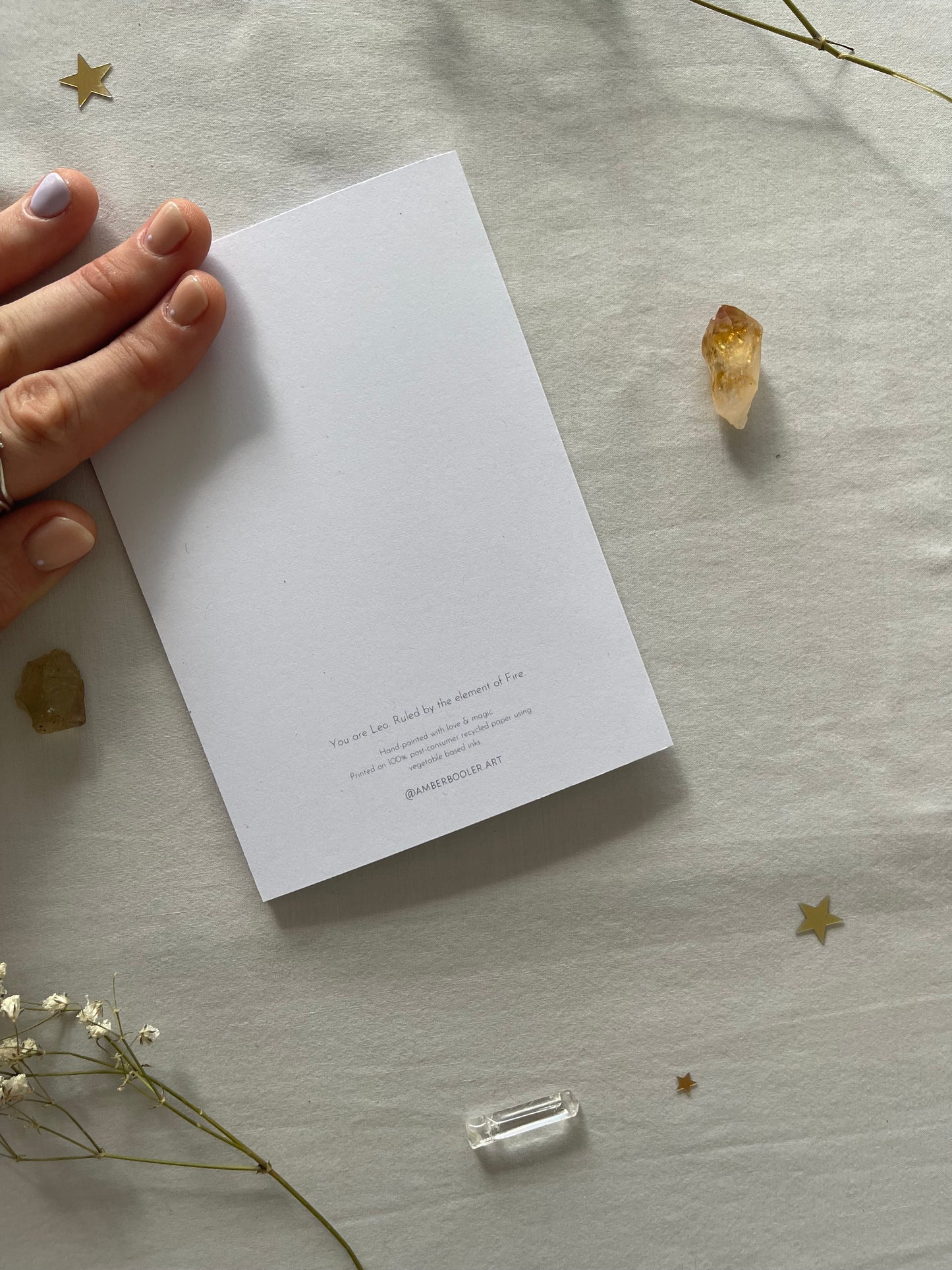 Zodiac Leo Greeting Card