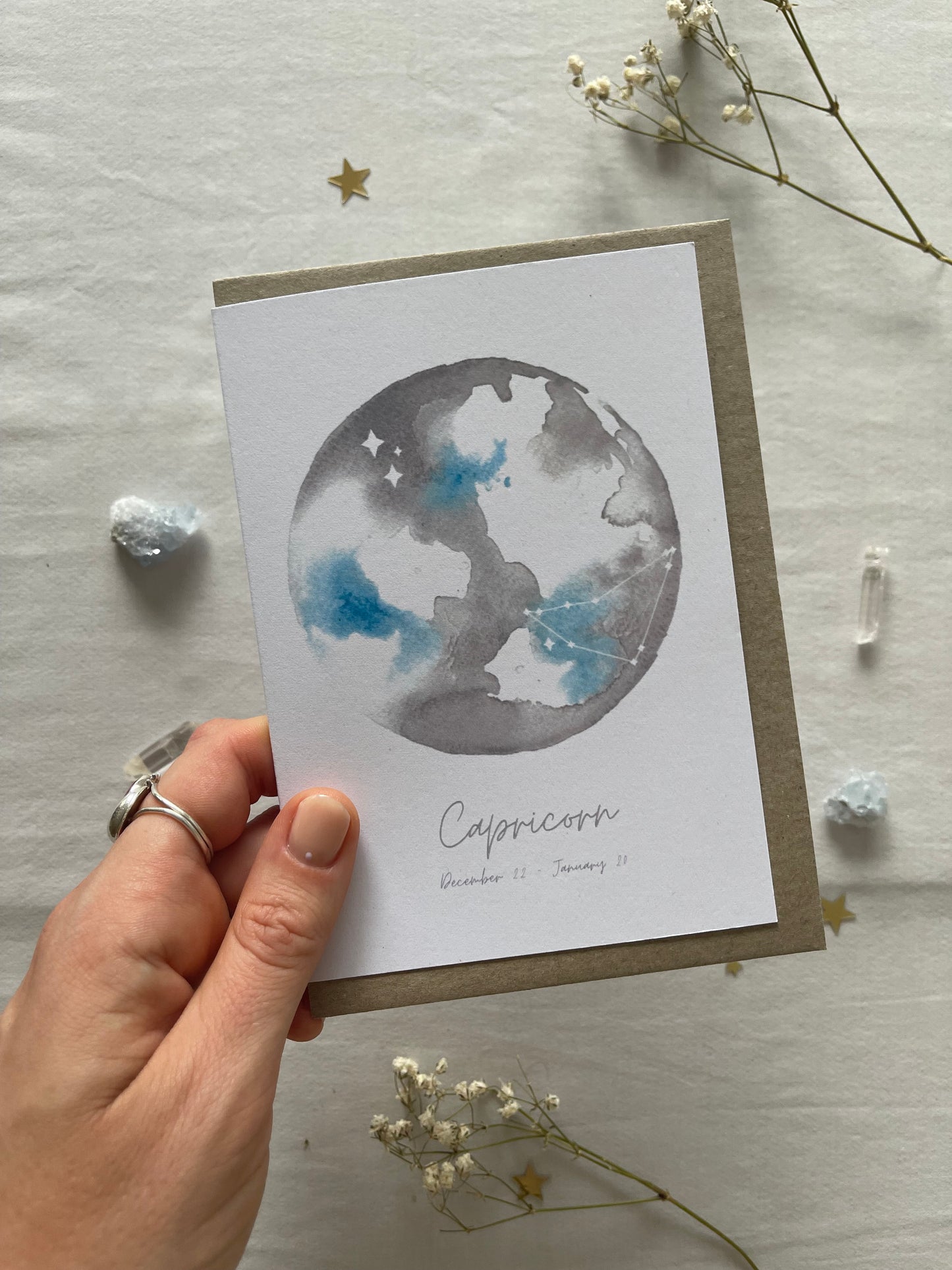 Zodiac Capricorn Greeting Card