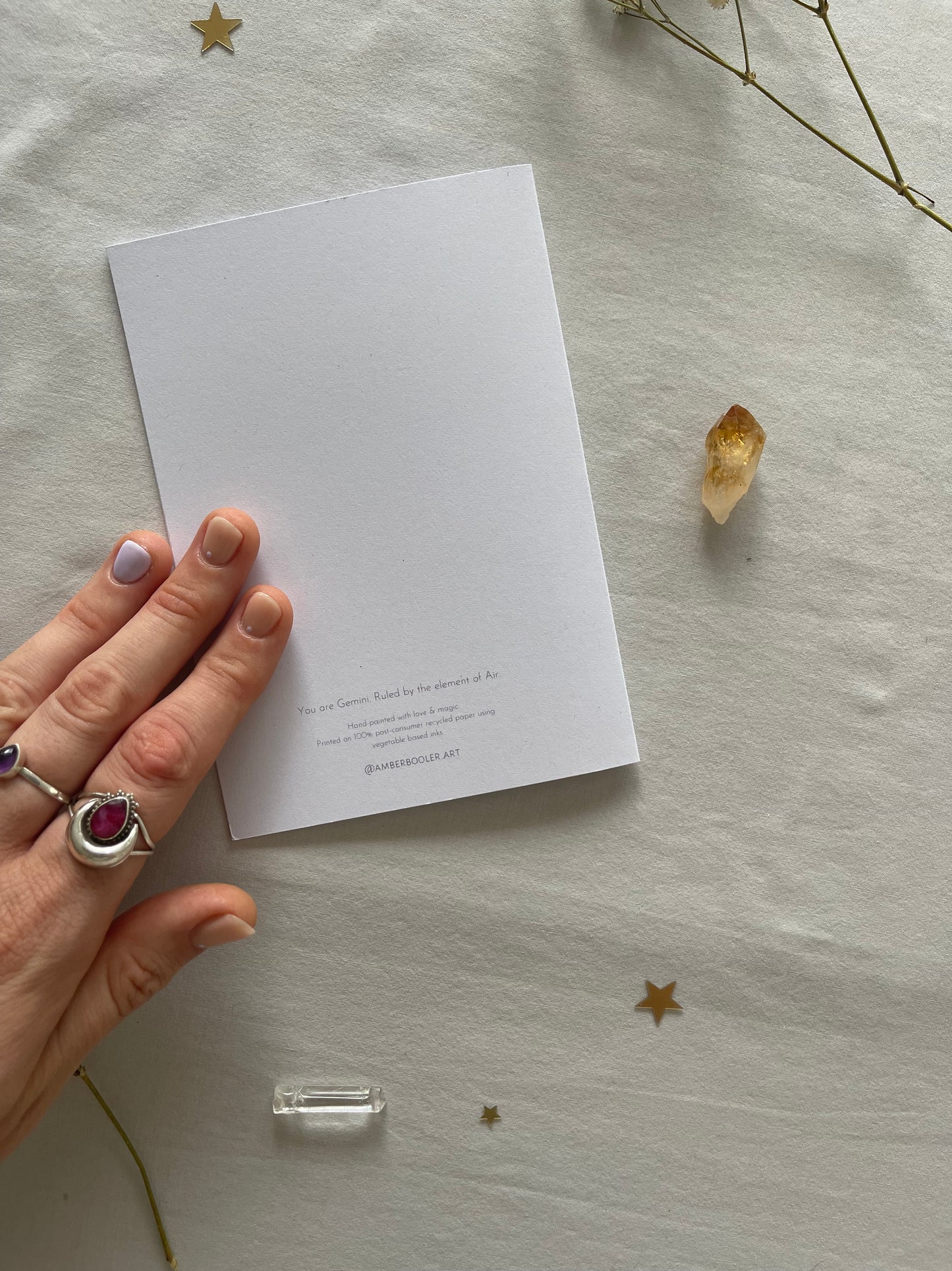 Zodiac Gemini Greeting Card