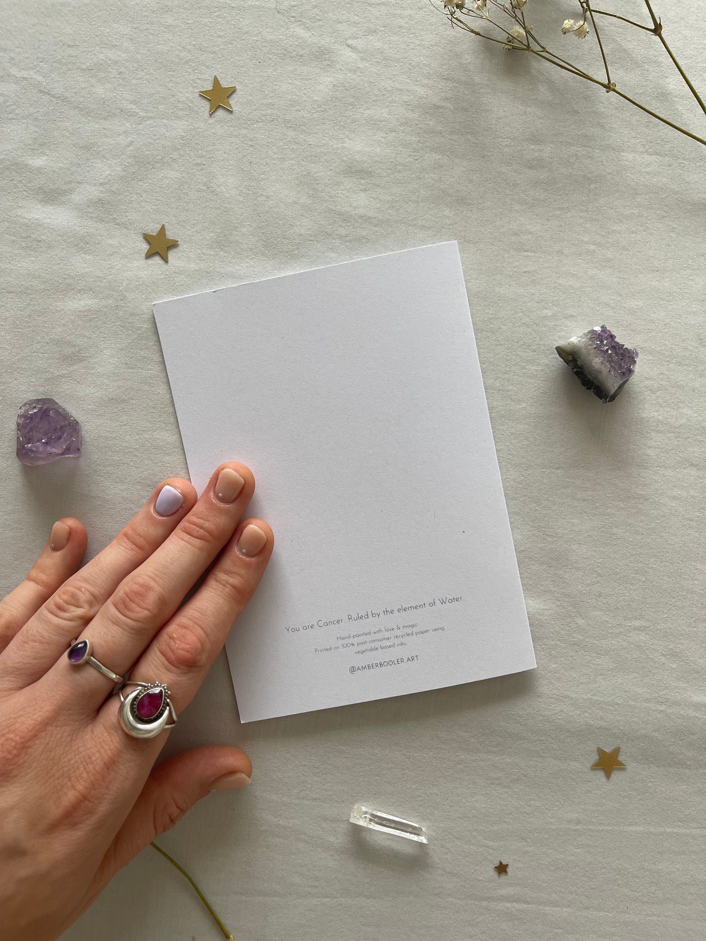 Zodiac Cancer Greeting Card