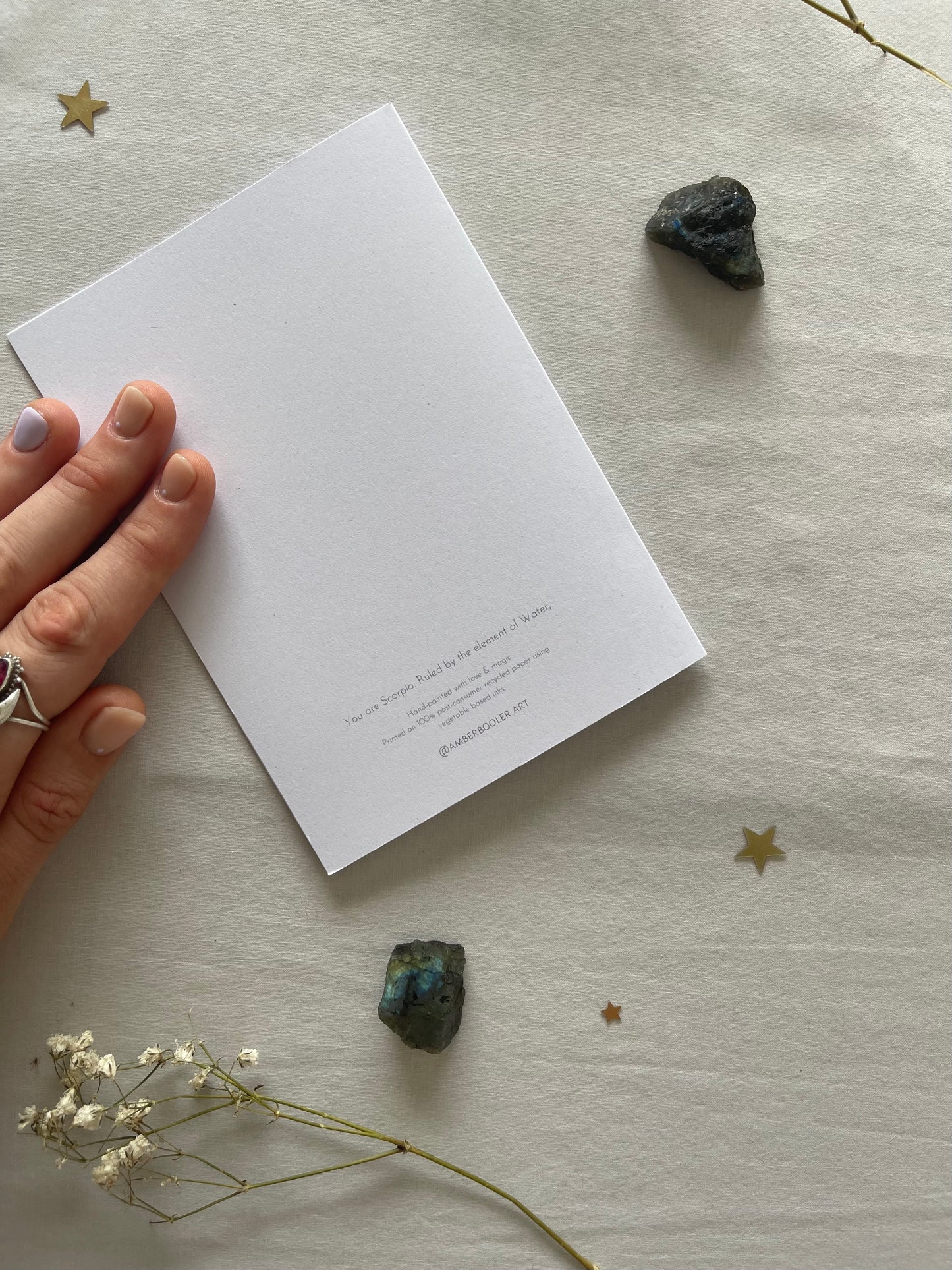 Zodiac Scorpio Greeting Card