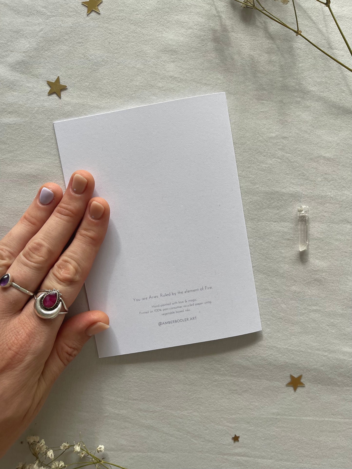 Zodiac Aries Greeting Card