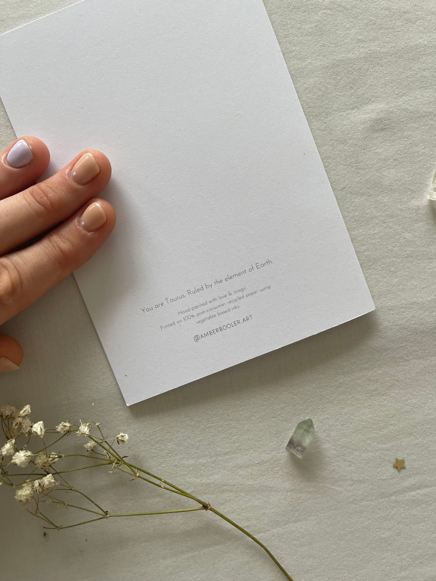 Zodiac Taurus Greeting Card