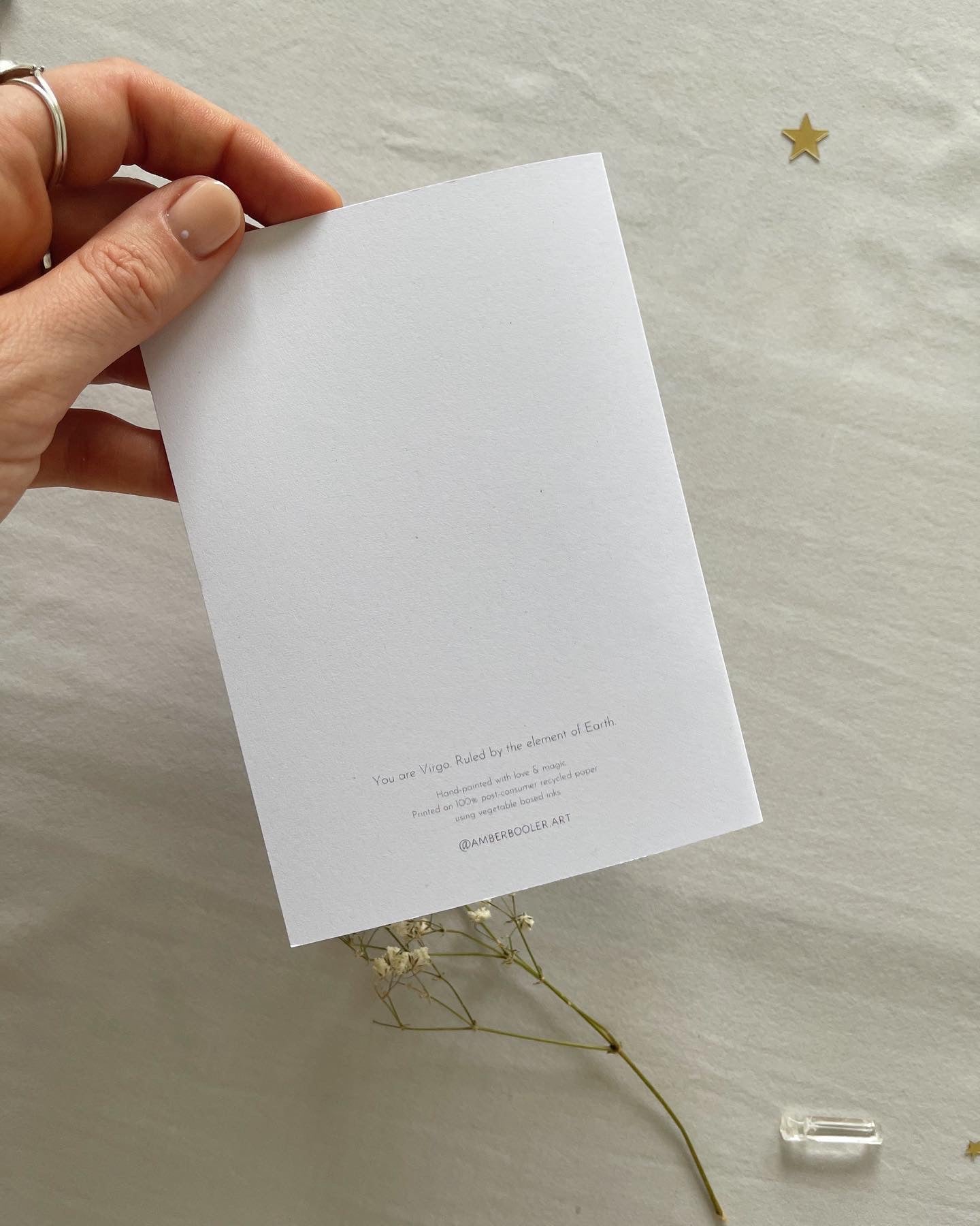 Zodiac Virgo Greeting Card