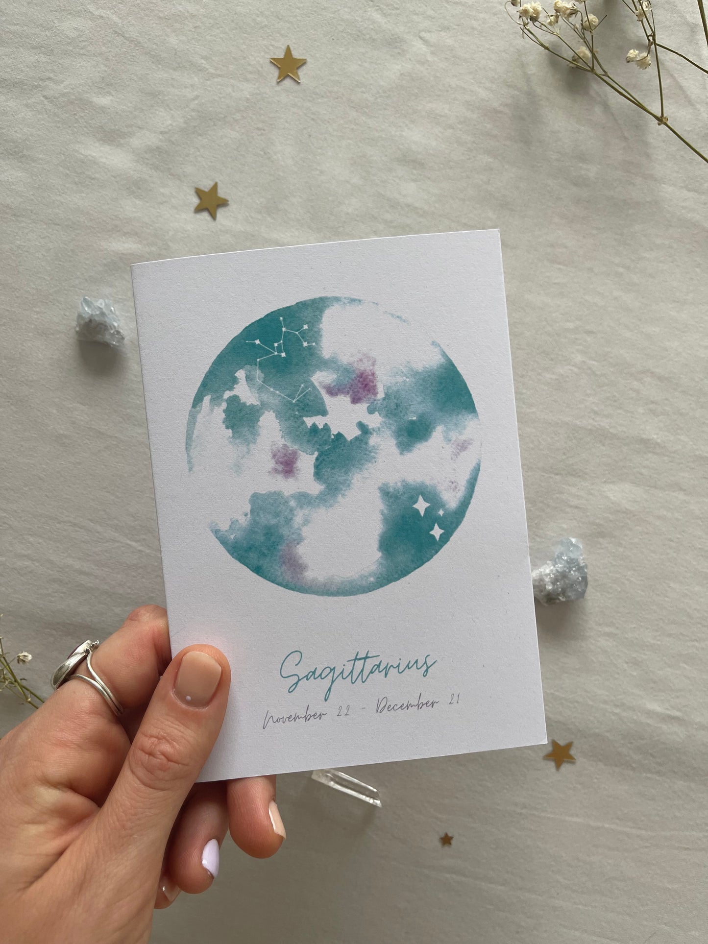 Zodiac Sagittarius Greeting Card